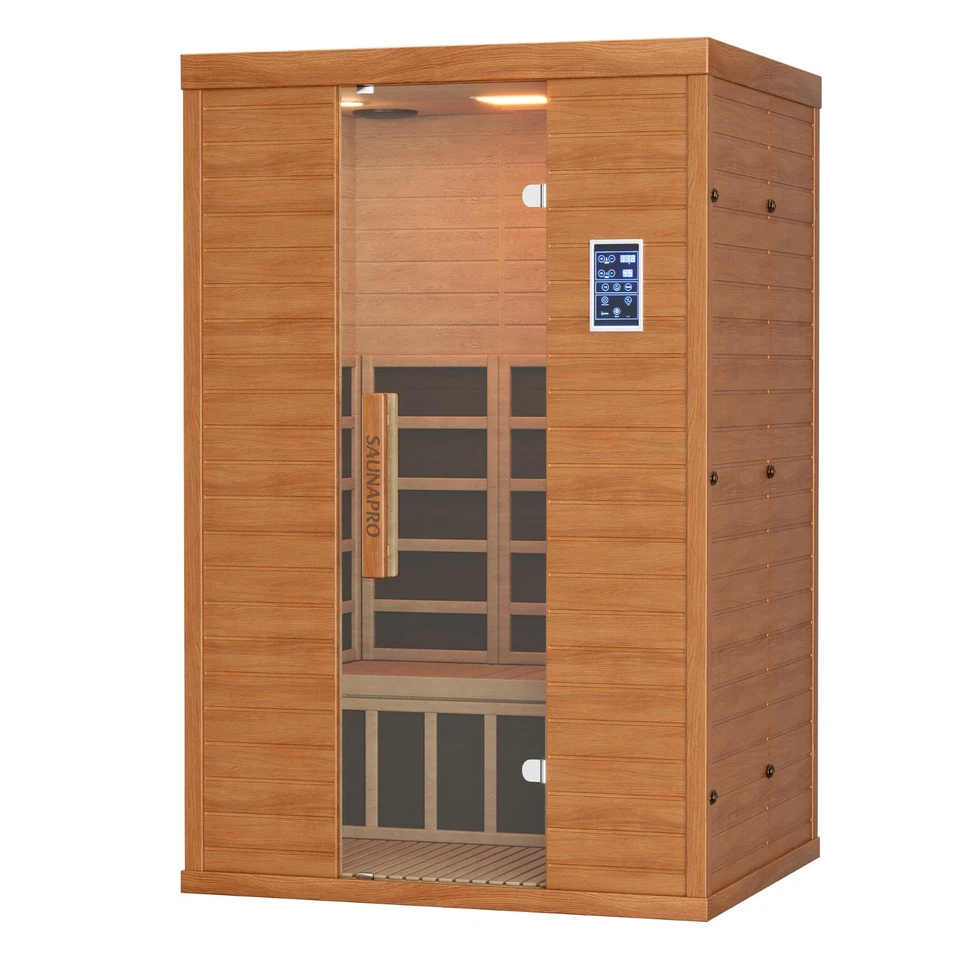 2- Person Infrared Sauna, Remotely Controllable Indoor Sauna, Low EMF 1500W/120V - Image 2 of 4