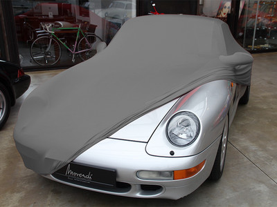 Tailored Suit Full Garage Protective Blanket Indoor Grey with Mirror Pockets for Porsche 993
