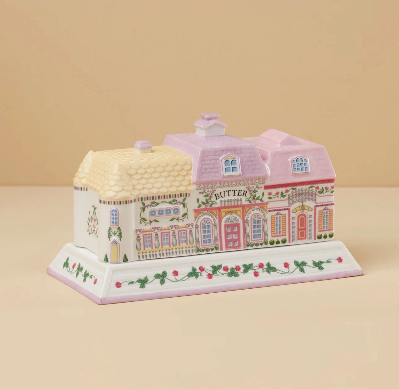2025 Lenox Spice Village Covered Butter Dish - NEW in Box - Ready to Ship