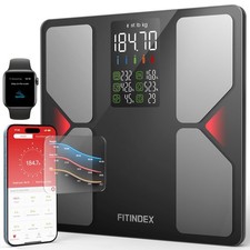 Smart Scale with BMI, Body Fat, Muscle Mass, Scale for Body Weight and Fat Pe...
