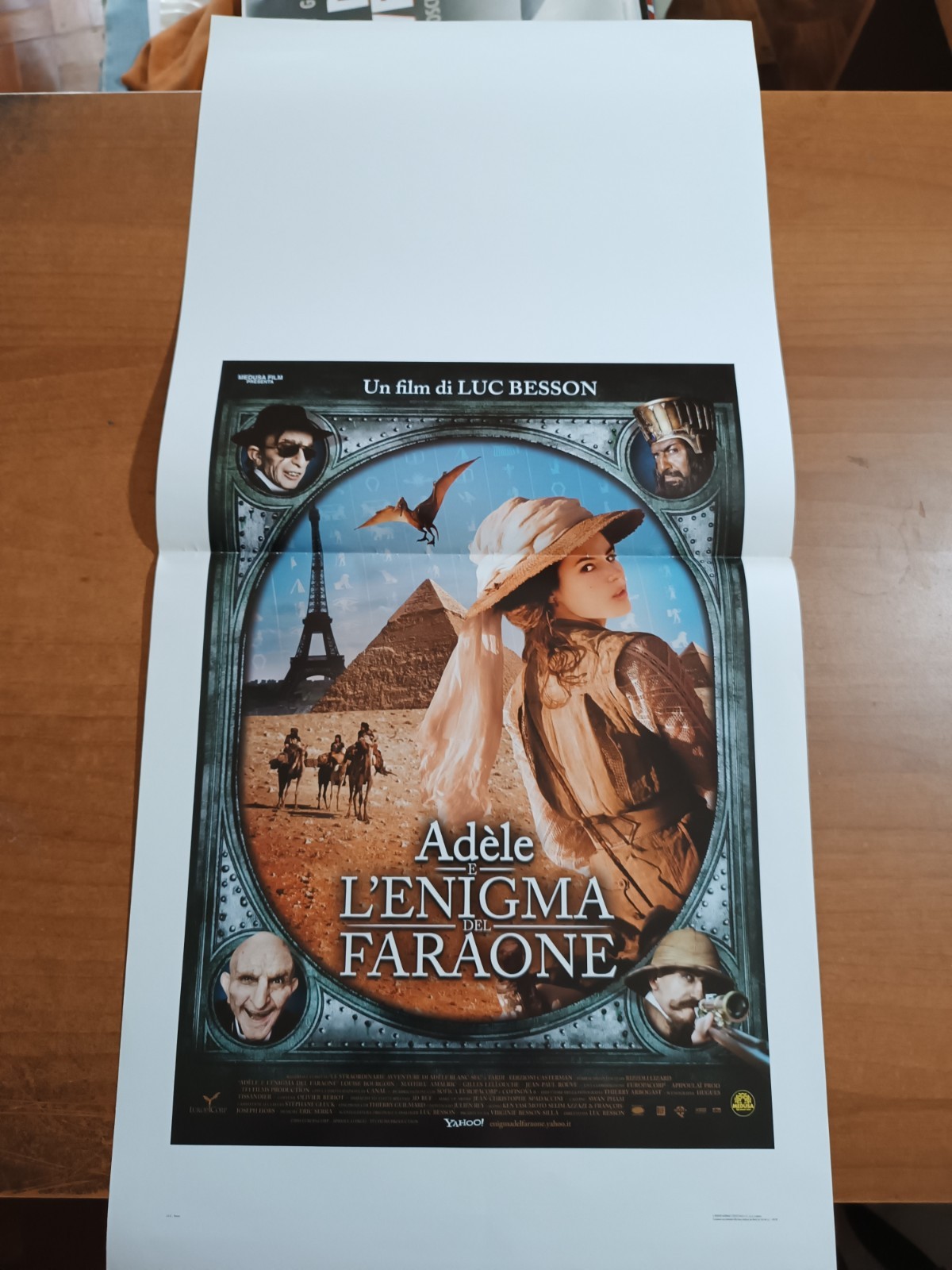 Locandina originale film Adèle e l'enigma del faraone (2010) - Regia di Luc Besson