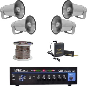 pa system horn speakers