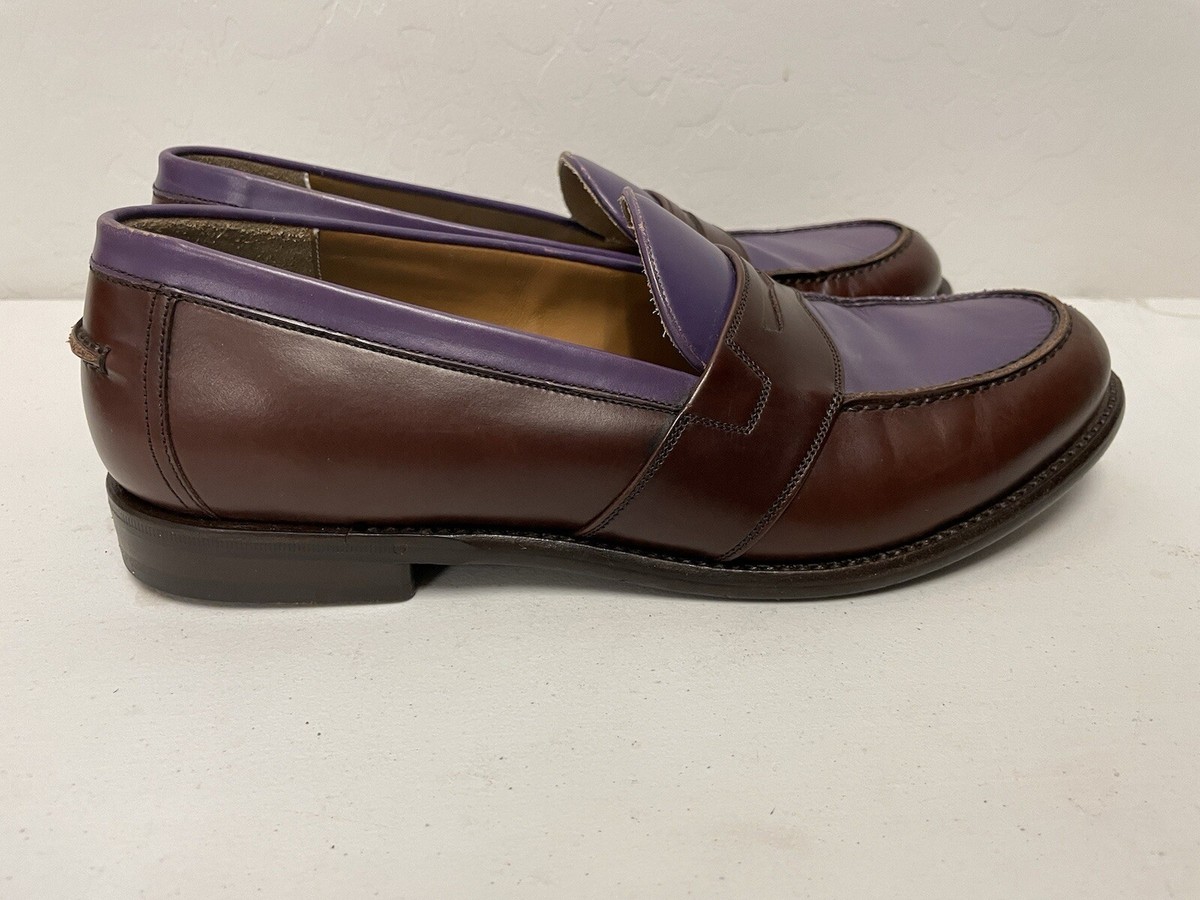 Salvatore Ferragamo Made in Italy Colorblock Penny Loafer  display picture 2