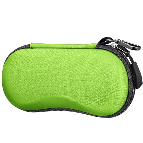 Shockproof Hard Shell Sport Sunglasses Case in Emerald Green for Men and Women-image