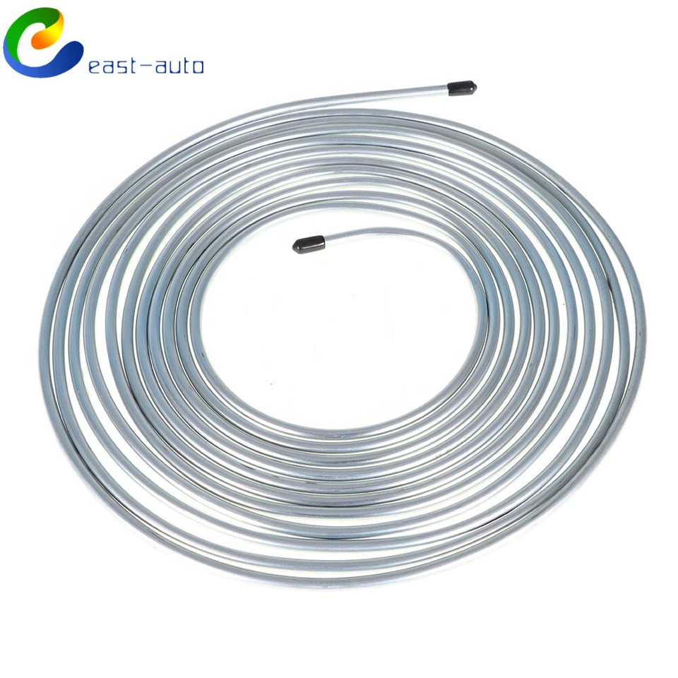 Kit de tubos de línea de freno de 25 pies de acero recubierto de zinc resistente al óxido de 1/4 OD Foto 4 de 4