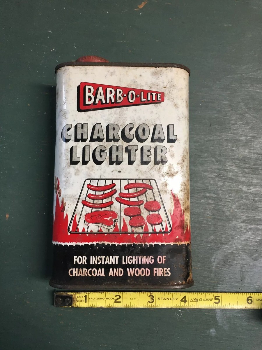 BARB O LITE CHARCOAL LIGHTER FLUID CAN BY CLASSIC CHEMICAL GRAND