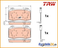 Bremsbelagsatz, Scheibenbremse Cotec Trw GDB1543