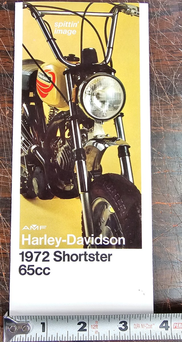 VTG Original 1972 Harley Davidson Shortster 65cc Mini Bike NOS AMF