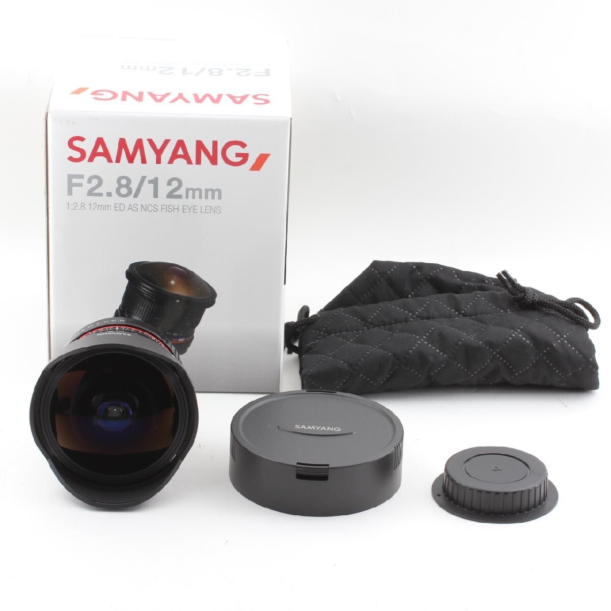 Samyang 12mm F2.8 Fisheye for Sony αA one item only From JAPAN