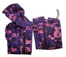 NIKE SPORTSWEAR TRACKSUIT FLEECE PANTS/F-Z HOODIE SZ M. DM6472 507-DM6456 507.