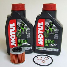Service Kit Ölwechsel Motul 15W-50 passend für MZ Muz 125 SM SX RT