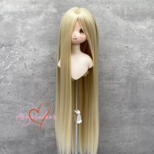 1/6 1/4 1/3 Uncle BJD Long Wig Doll Hair Extra Long Bangs Neat Bangs Soft Fiber