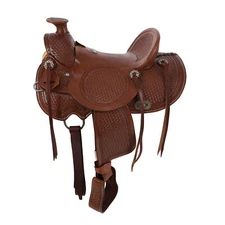 Double T Laramie Wade Style Horse Saddle - Size 13 Inch
