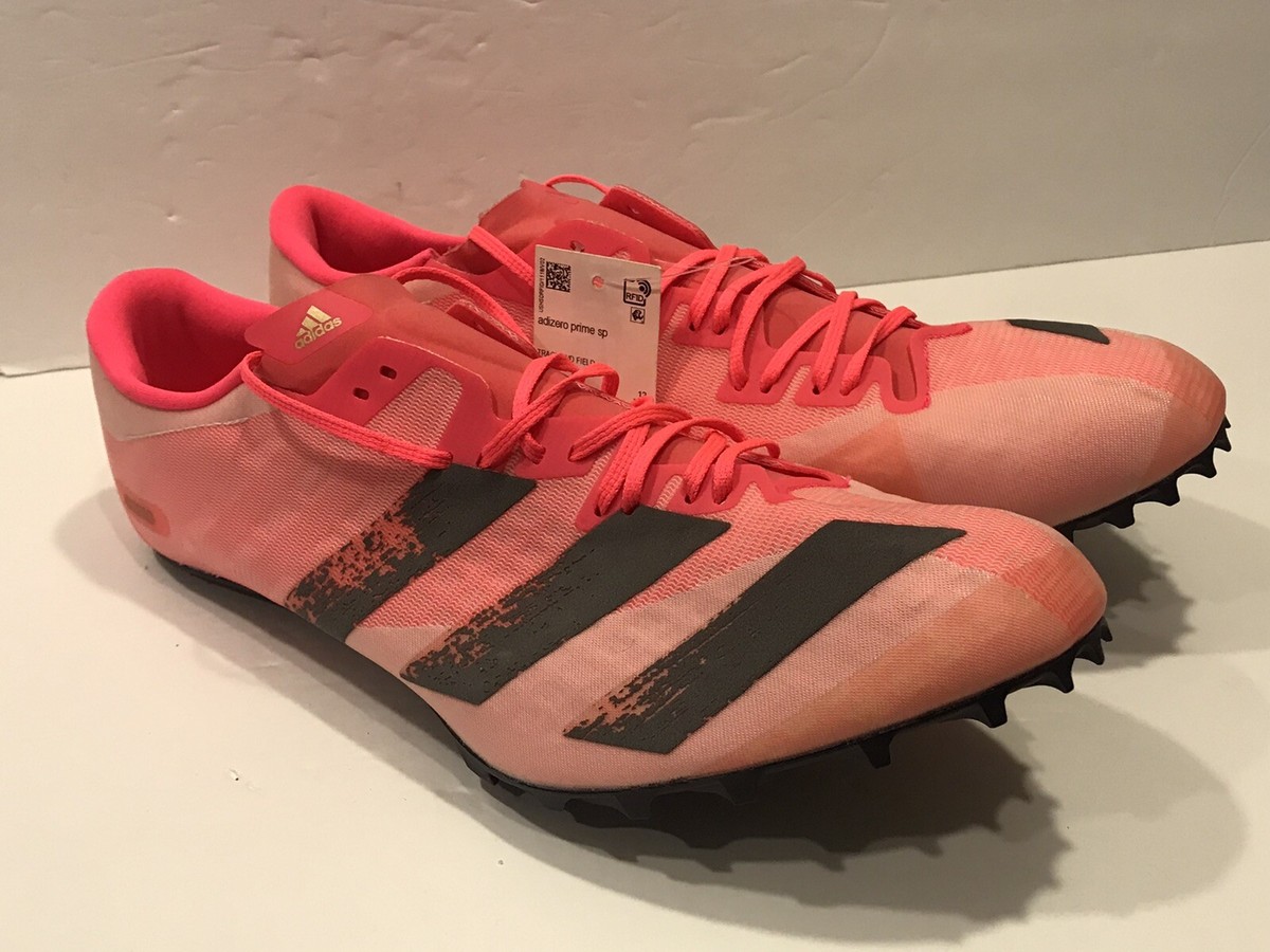 ADIDAS ADIZERO PRIME SPRINT -MENS SZ 12.5 - SIGNAL PINK  display picture 1