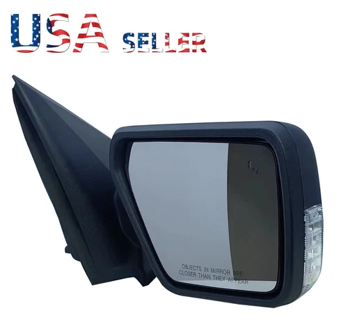 Passenger Right Side Mirror with BLIS and Light Manua Fold  for 21-25 Ford F-150