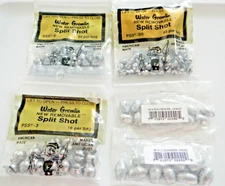 WATER GREMLIN SPLIT SHOT - PSS 5 - PSS 3 - PSS 3/0 + EGG SINKER 1/8 & 1/4 - NEW