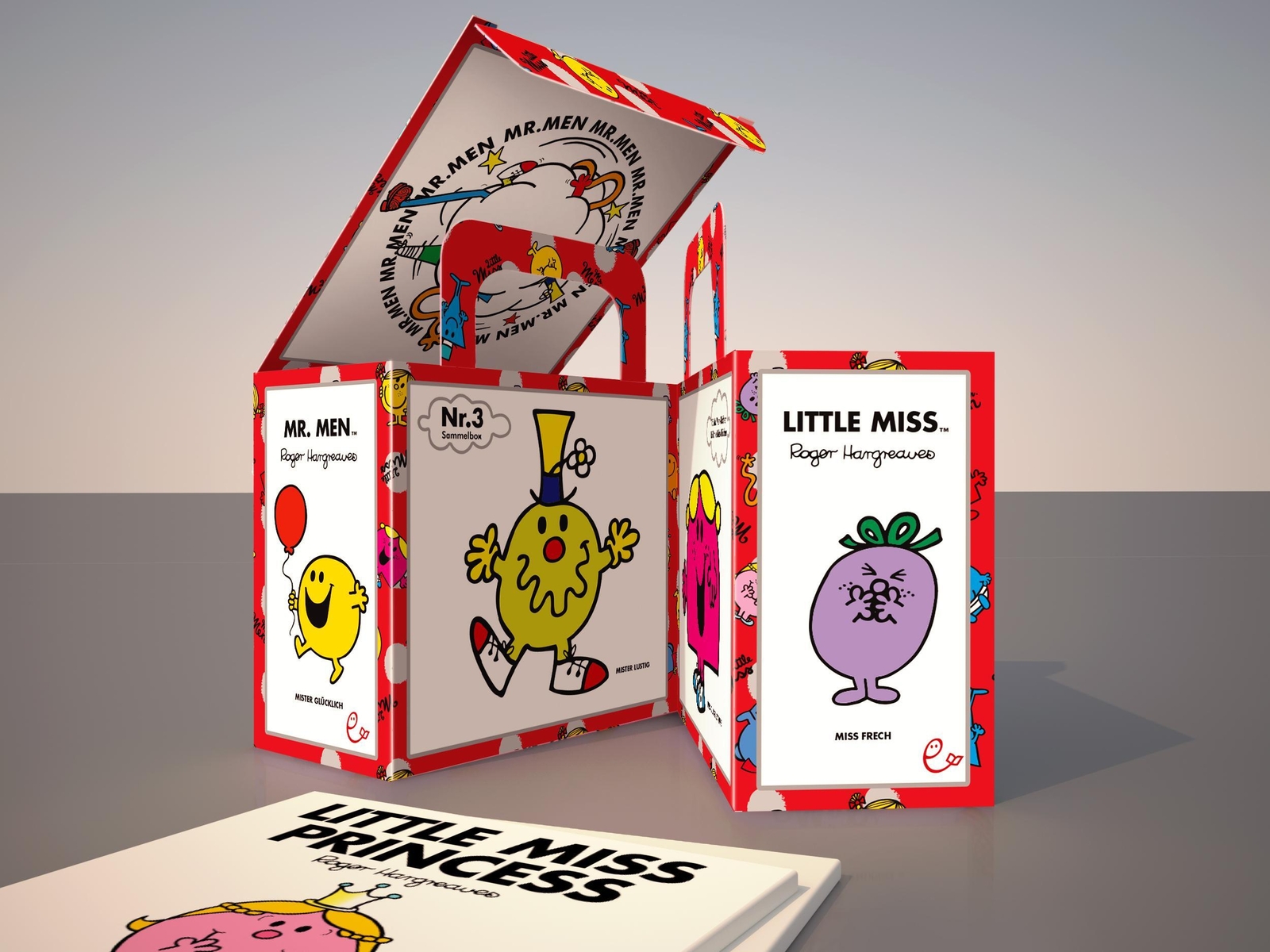 Thumbnail - Mr. Men Little Miss Sammelbox Nr. 3 15 X Mr. Men, 15 X Little Miss