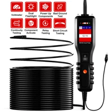 12V 24V Electrical  Power Circuit Probe Tester 40FT Short Open Breaker Finder 