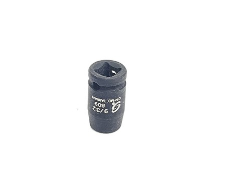 9/32 Sunex 1/4" IMPACT Sockets SAE 6pt Shallow Standard 809 - Picture 2 of 2