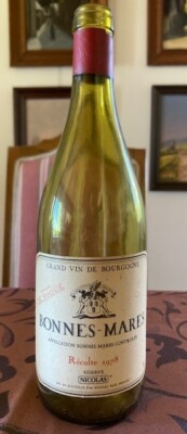 1978 DOMAINE DE VOGUE - NICOLAS - BONNES-MARES Burgundy Collectable empty Bottle