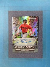 2022 Prizm JUSTIN BOYD Auto Silver Power Surge Oregon State University @QP52