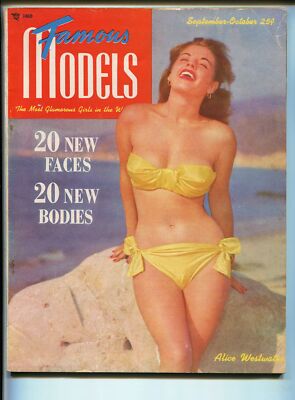 MAG: Famous Models 9/1951-Irish McCalla-Lili St Cyr-Sheree North-Legay Wallen...