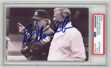 BUCK SHOWALTER Signed Photo w/ George Steinbrenner - NY YANKEES Manager - PSA
