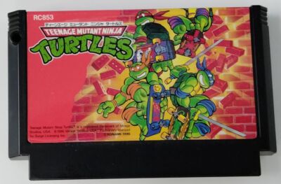 Nintendo Famicom Teenage Mutant Ninja Turtles Japan Ver Cartridge