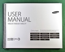 Samsung WB37F Instruction Manual: Full Color 140 Pages  Protective Covers