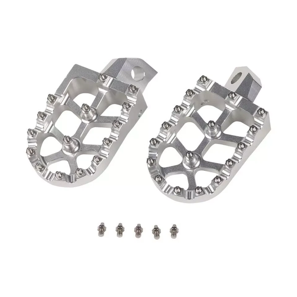 For Kawasaki KDX200 200R KDX220R 250 KX125 250 500 Footrest Foot Pegs Dirt Bike Foto 4 de 4