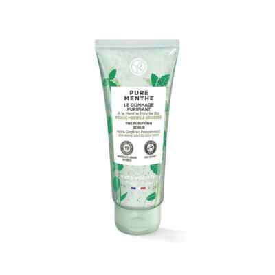 Yves Rocher Pure Menthe Purifying Scrub for Combination to Oily Skin 2.5 fl.oz.