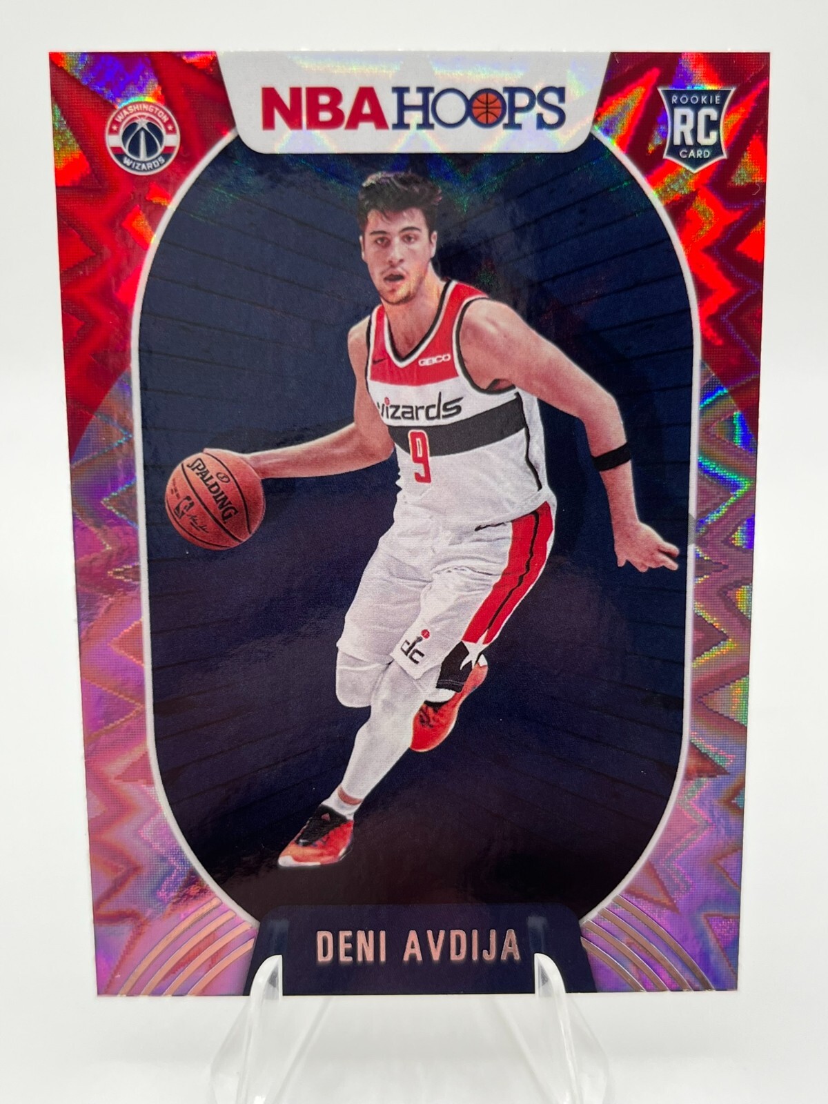 2020-21 Panini NBA Hoops - Deni Avdija #201 Rookie Purple Explosion RC