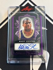 2025 Leaf Sport Heroes - Magic Johnson - Auto - Hall Heroes - #2/4