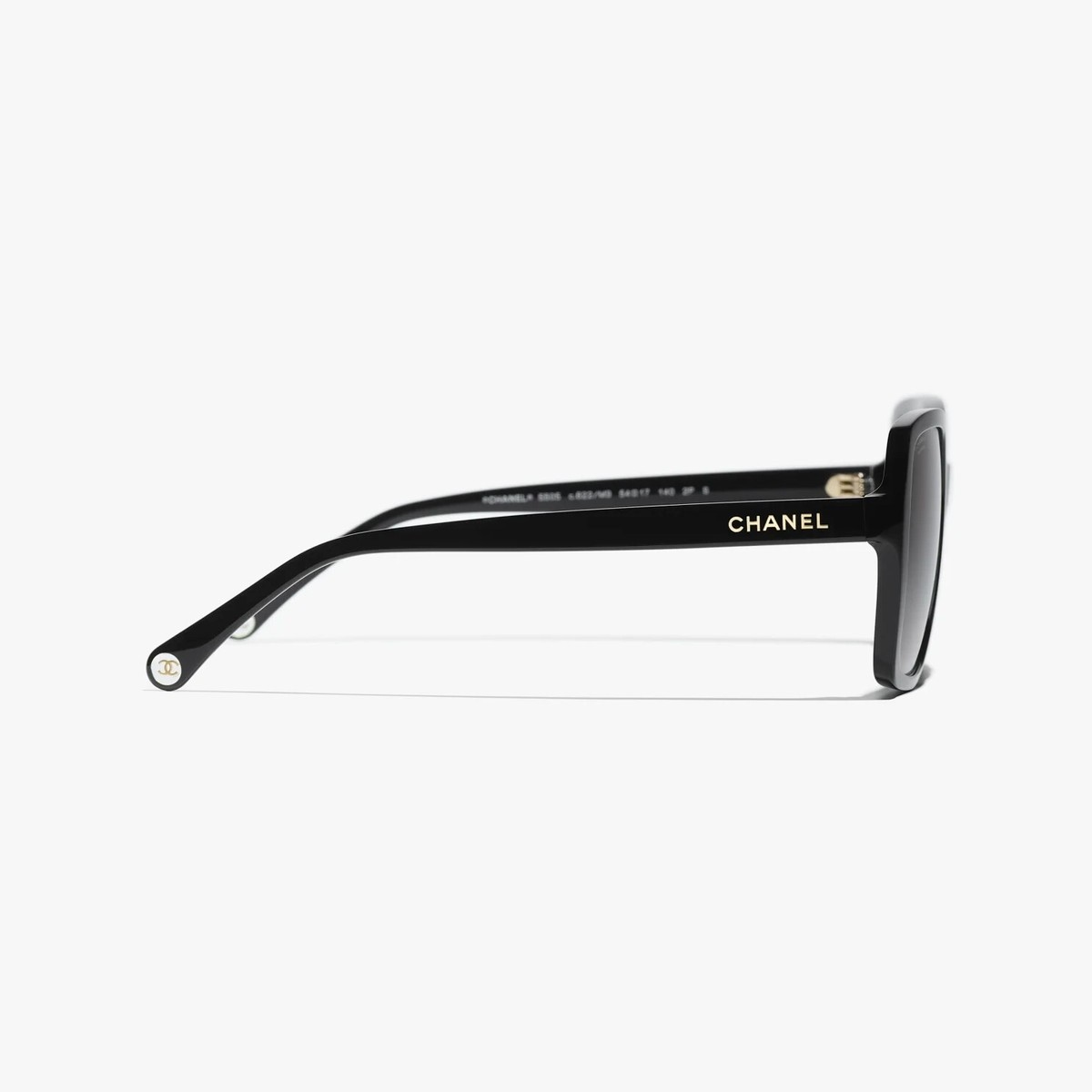 Chanel CH5505 c 622/M3 Black Frame / Gray Polarized Gradient Lens