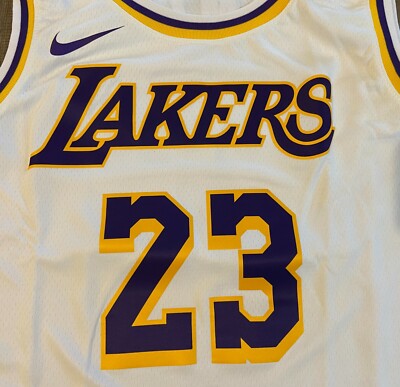 Nike LA Lakers LeBron James #23 Men's XXL 2XL Swingman Edition
