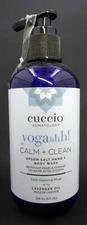 Cuccio Somatology Yogahhh Calm + Clean Epsom Salt Hand & Body Wash 8oz | Sealed