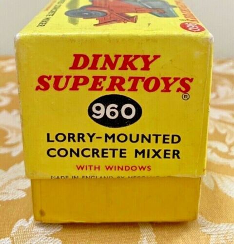 Dinky SuperToys No. 960 Lorry-Mounted Concrete Mixer Near-Mint in Original Box! - Picture 11 of 12