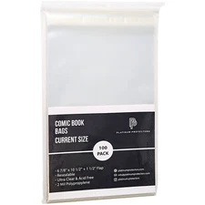 1000 Comic Book Bags for Current/Modern Resealable Premium Sleeves Full Case