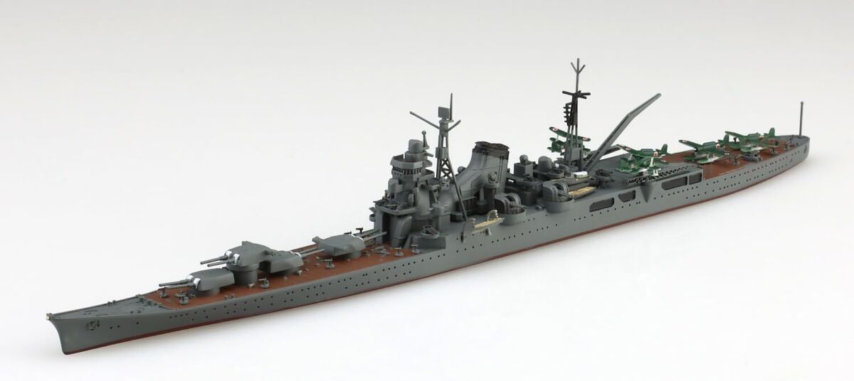 Aoshima 1/700 Waterline Series No.331 Japanese Navy Heavy Aoshima 1/700 Waterline Series No.331 Japanese Navy Heavy