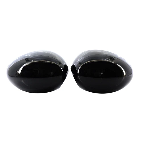 For Mini Cooper R55 R56 R57 R58 R59 R60 R61 Wing Mirror Cover Cap Gloss Black