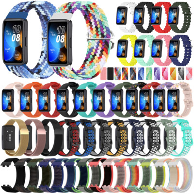 Armband Für Huawei Band 8 9 10 Watch Edelstahl/Nylon/Silikon Ersatzarmband Hülle