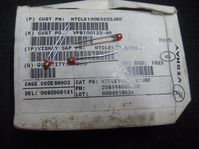 2X NTCLE100E3222JB0 NTC Thermistors 2.2Kohms 5% Radial Radial