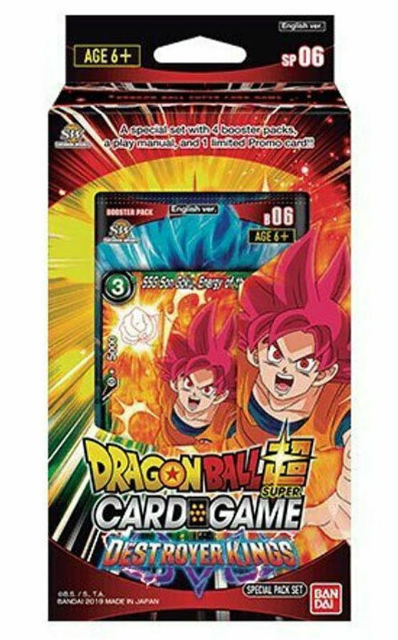 Destroyer kings Special pack set premium ENGLISH UK DBS Dragon ball super  TCG A | eBay