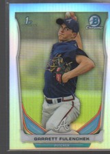 GARRETT FULENCHEK  2014 BOWMAN CHROME DRAFT PROSPECTS REFRACTOR CARD #CDP72