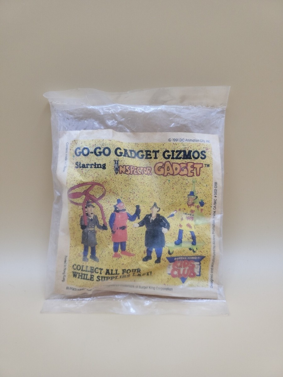 Vintage Burger King Kids Club Toy Go-Go Gadget Gizmos Inspector