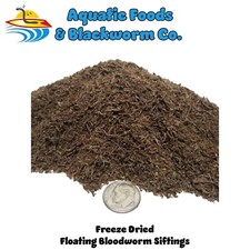Freeze-Dried Bloodworm Siftings - Ideal for Fry, Babies Small Fish