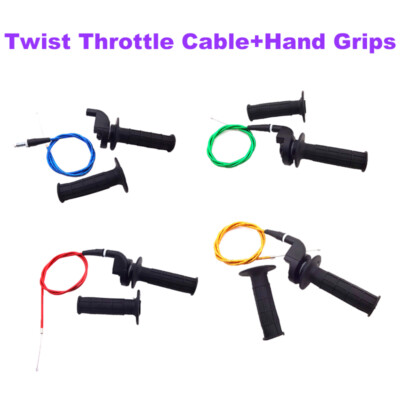 Twist Throttle Cable+Hand Grips For 110cc 125cc 140cc CRF50 SSR - Foto 5