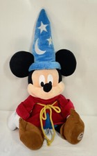Disney Store Exclusive Mickey Mouse Sorcerer Apprentice Plush 24" Tall Wizard
