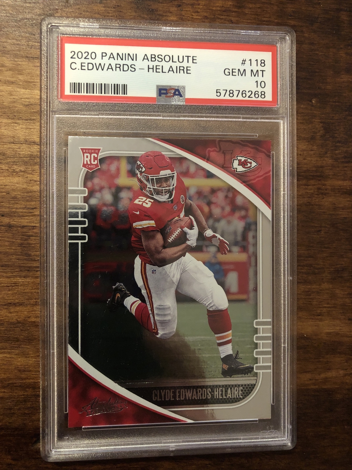 2020 Panini Absolute C. Edwards-Helaire #118 PSA 10 GEM Near Mint Rookie