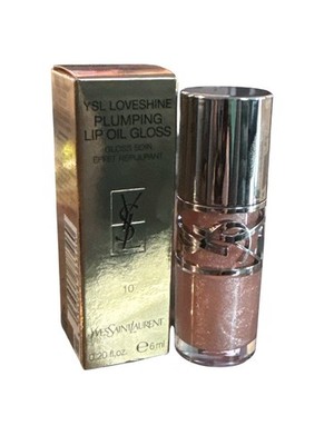 YSL LOVESHINE Plumping Lip Oil Gloss #10 Stardust Love Full Size 6ml/0.2 oz NIB